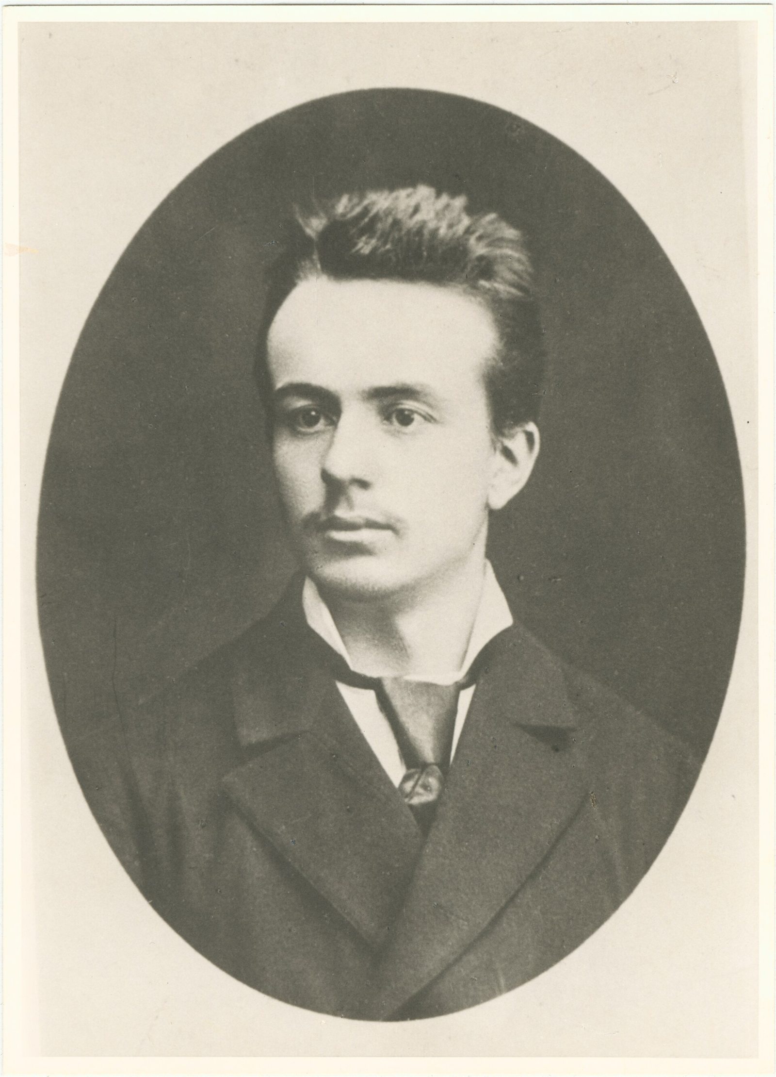 Photograph portrait of Aurel Stodola, around 1890